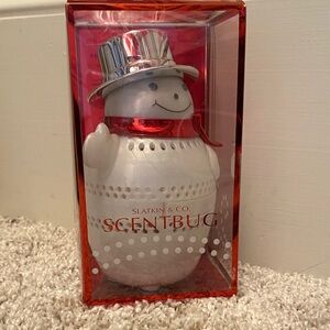 Slatkin & Co Snowman Scentbug home fragrance oil fan diffuser